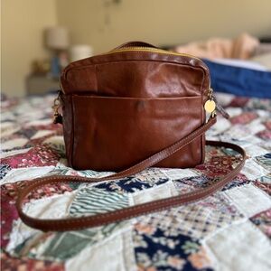 Clare V Mirabel Leather Crossbody